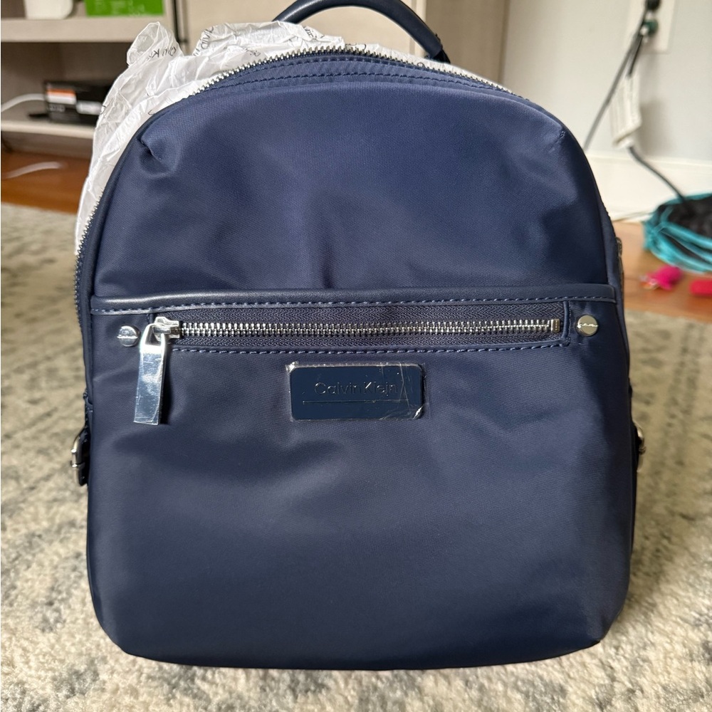Calvin Klein Navy Blue Women's Backpack